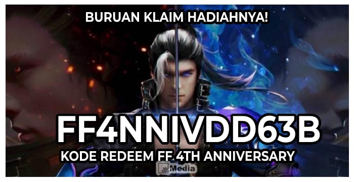 ff4nnivdd63b : Kode Redeem FF 4th Anniversary, Buruan Klaim Hadiahnya!