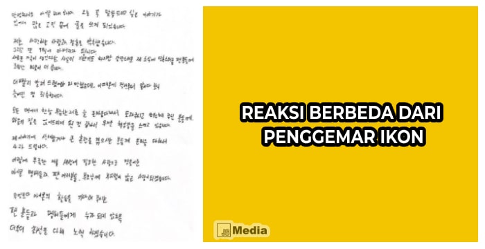 Reaksi Berbeda dari Penggemar Ikon