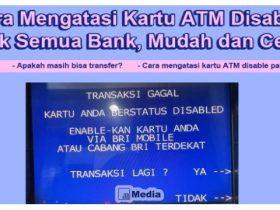 Mengatasi Kartu ATM Disable untuk Semua Bank