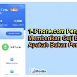 1-iPhone.com Penghasil Uang Memberikan Gaji Bulanan, Apakah Bukan Penipuan?