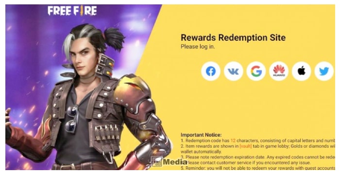 Cara Menukarkan Kode Redeem Free Fire Terbaru