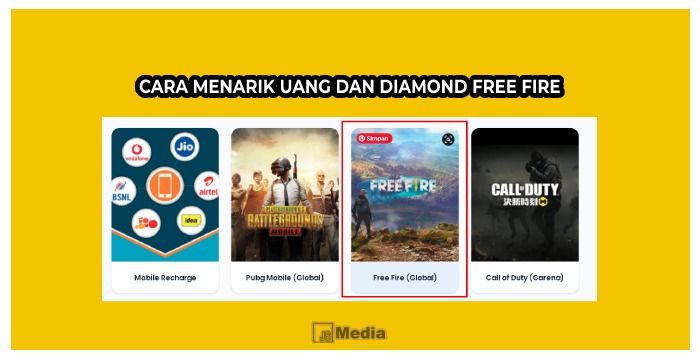 Cara Menarik Uang dan Diamond Free Fire