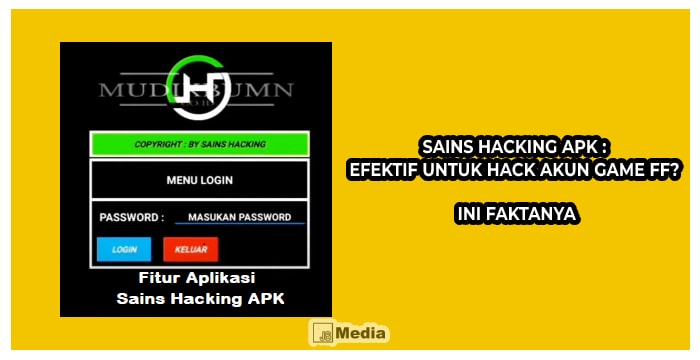 Sains Hacking Apk : Efektif Untuk Hack Akun Game FF?