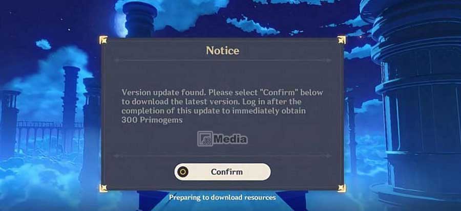Cara Update Genshin Impact 2 .1