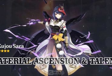 Material Ascension dan Talent Kujou Sara