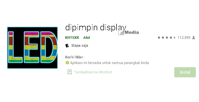 Cara DownloadAplikasi LED Sscroller Dipimpin Display