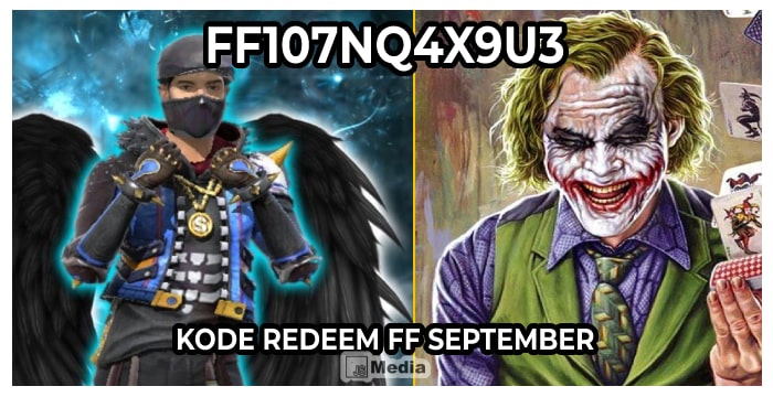 Kode Redeem FF September FF107NQ4X9U3