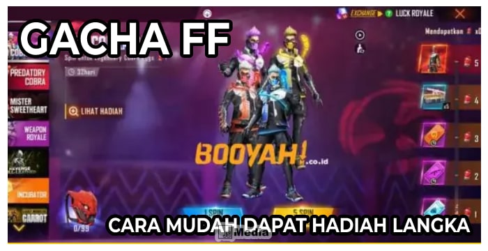 Apa Itu Gacha FF (Free Fire)? Cara Mudah Dapat Hadiah Langka