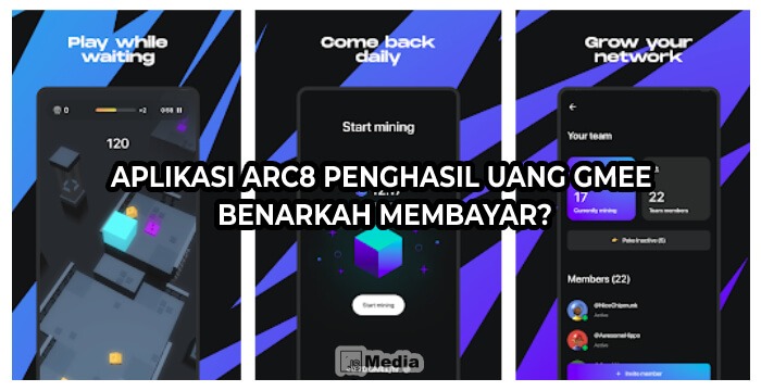 Aplikasi ARC8 Penghasil Uang GMEE, Benarkah Membayar?