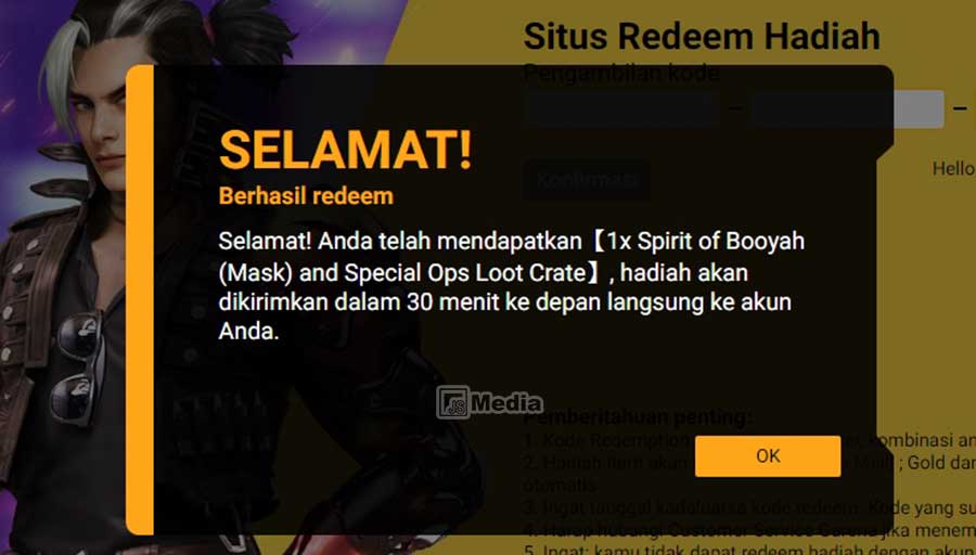 Kode Redeem Terbaru Free Fire