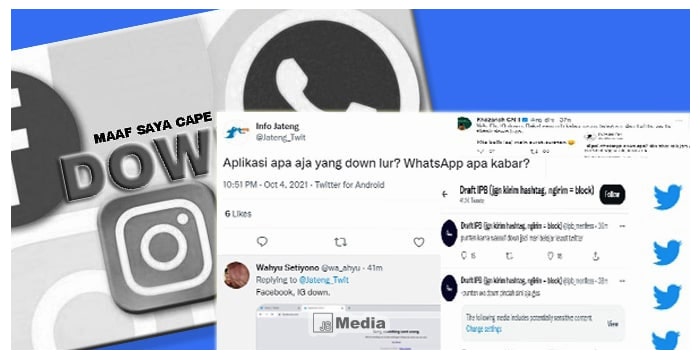 Terjadinya WA, FB, dan IG Down (Error)