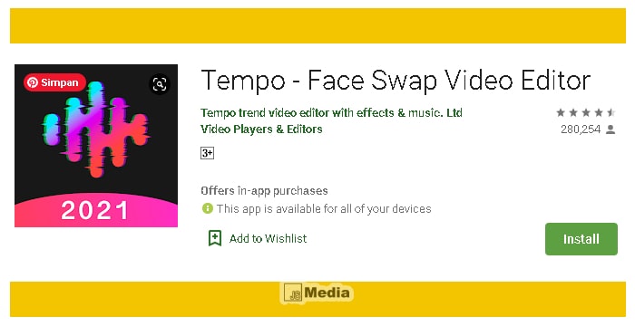Cara Download Tempo - Face Swap Video Editor