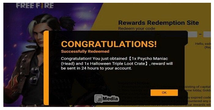 Cara Menukarkan Kode Redeem Psycho Maniac FF