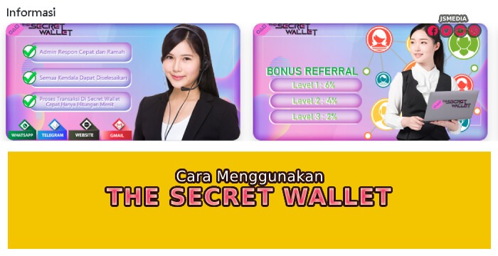 Cara Menggunakan The Secret Wallet