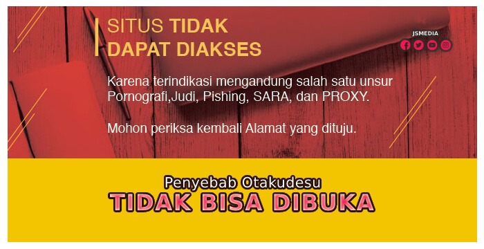 Penyebab Otakudesu Tidak Bisa Dibuka