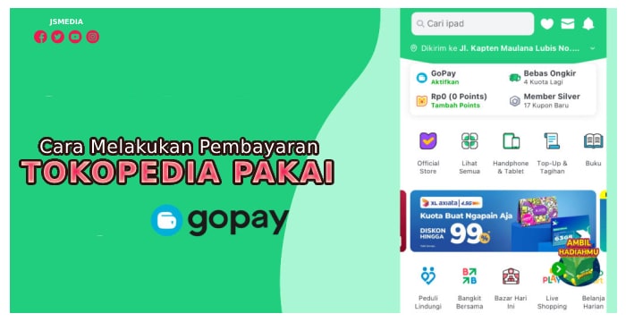 Cara Melakukan Pembayaran Tokopedia Pakai GoPay