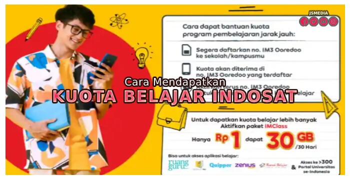 Cara Mendapatkan Layanan Gratis Kuota Belajar Indosat