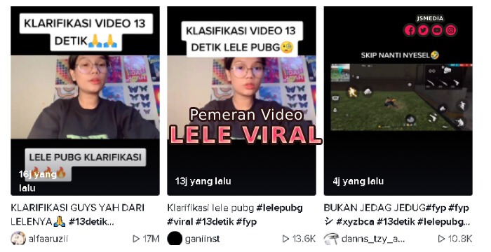 Menguak Lele, Pemeran Video Viral