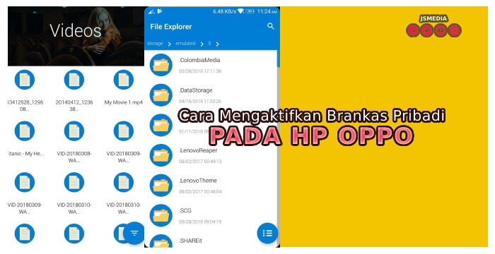 Cara Mengaktifkan Brankas Pribadi Pada Hp Oppo