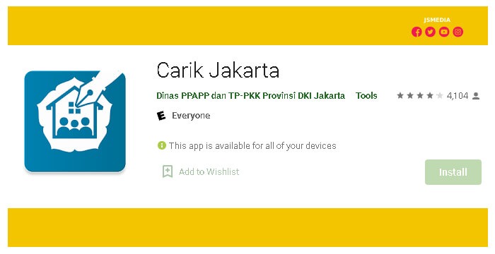 Cara Download Aplikasi Carik Jakarta Mandiri Versi Terbaru