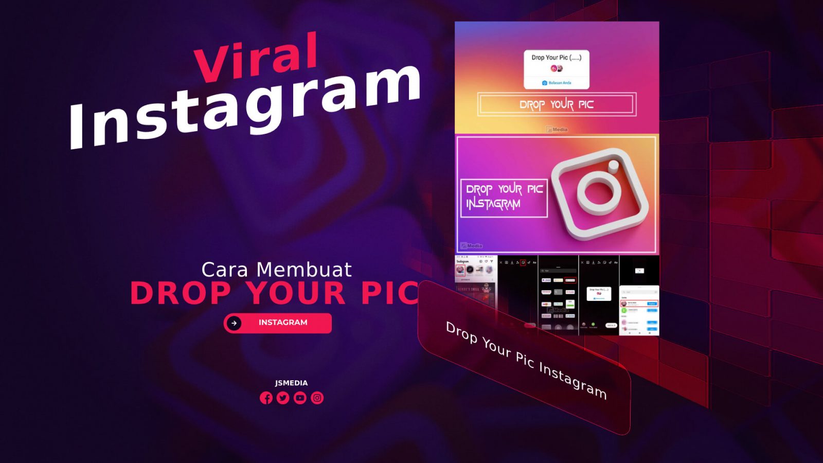 Cara Membuat Drop Your Pic Instagram yang Viral di IG