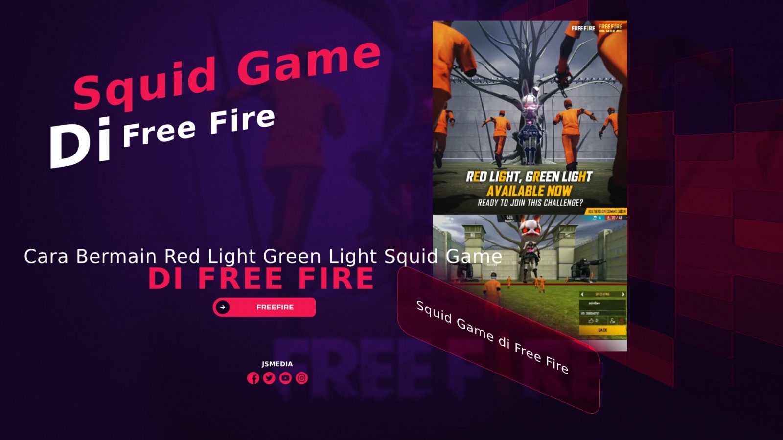 Cara Bermain Red Light Green Light Squid Game di Free Fire