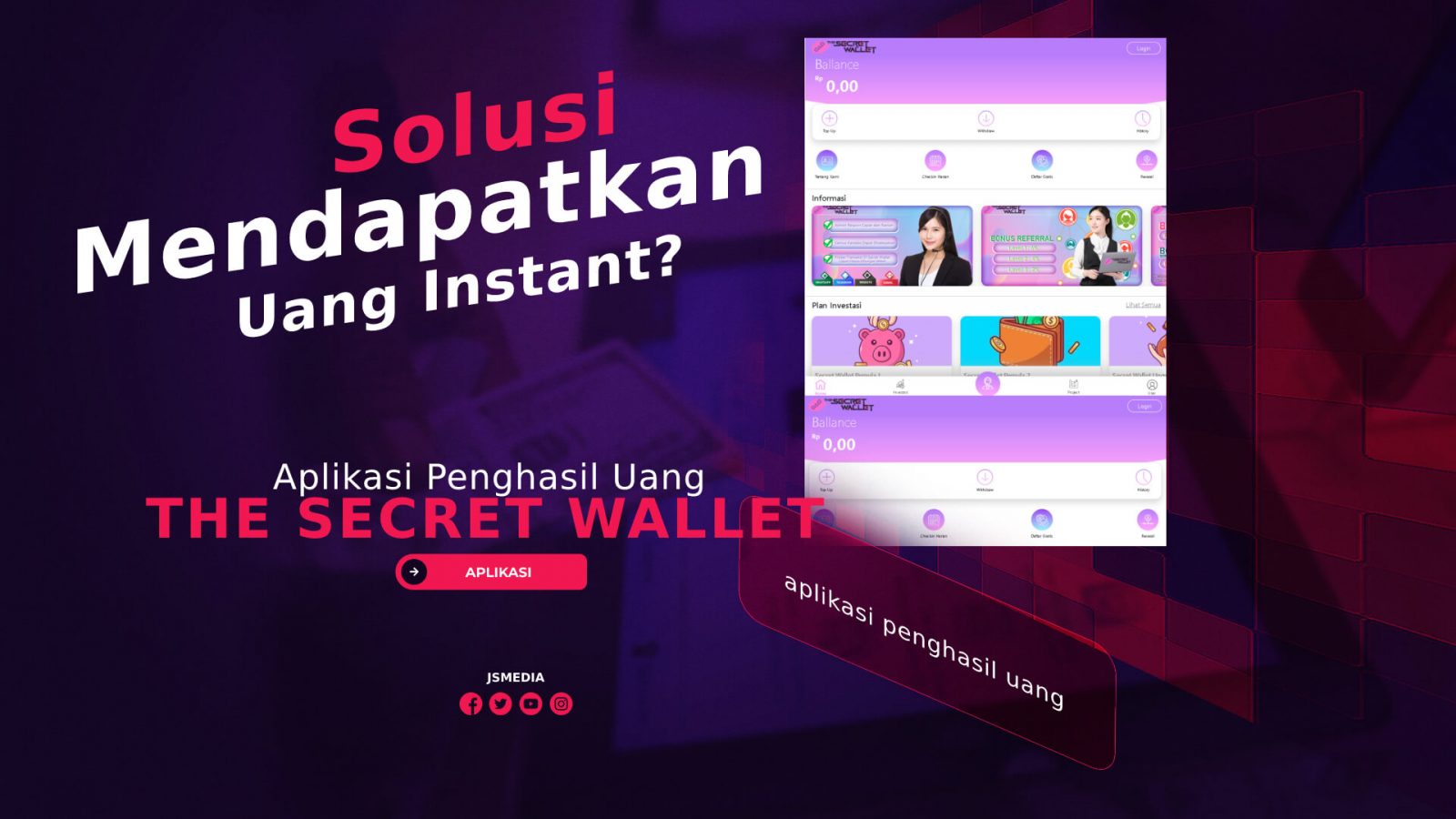 Cara Menggunakan The Secret Wallet