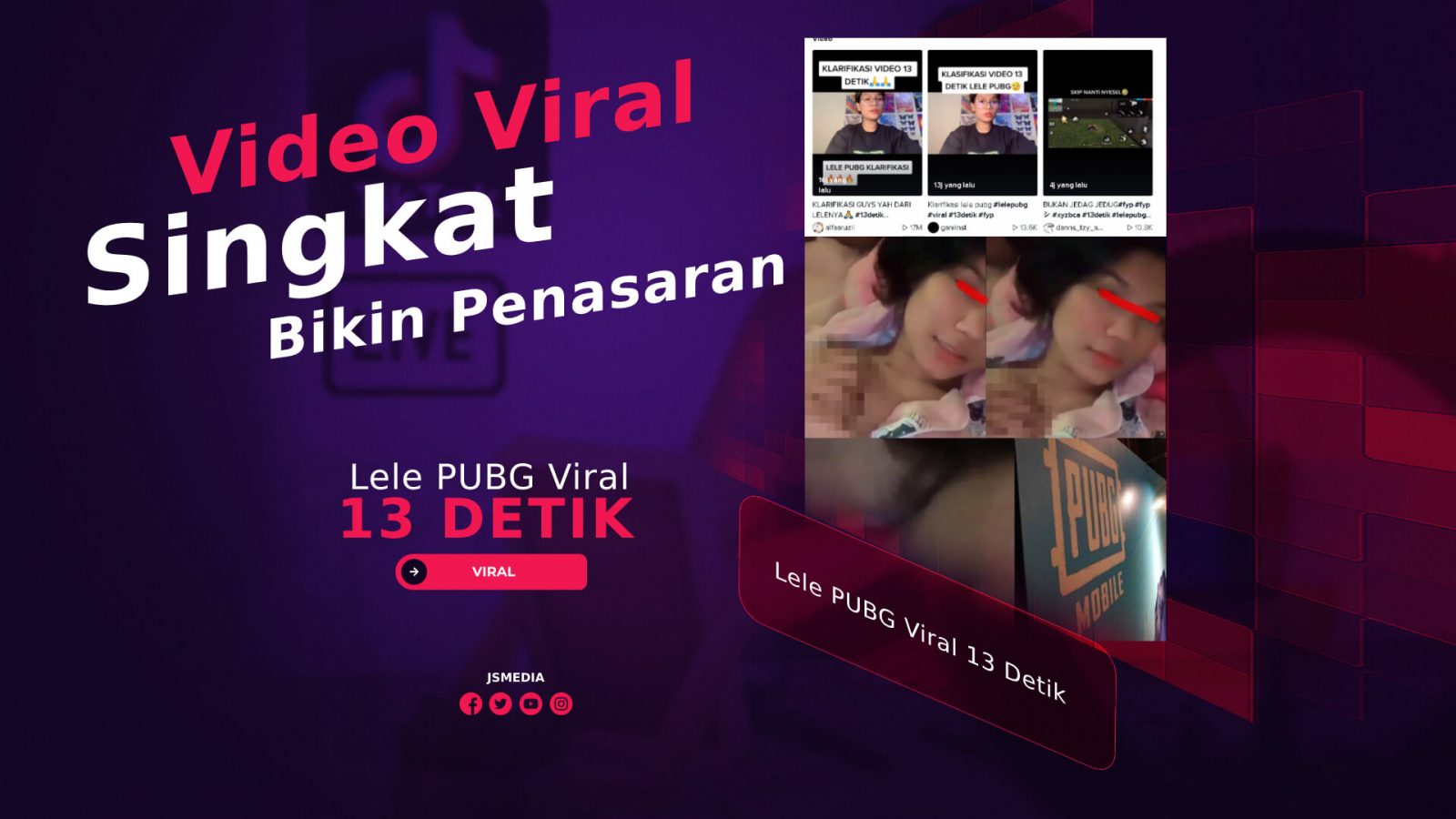 Lele PUBG Viral 13 Detik