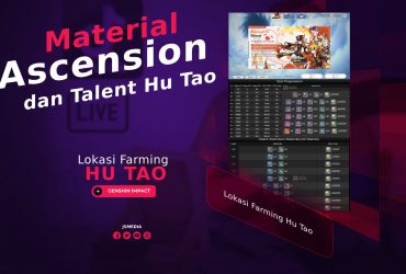 13+ Lokasi Farming Material Ascension dan Talent Hu Tao