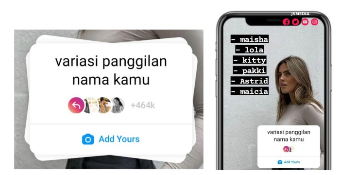 Cara Membuat Variasi Nama Panggilan Kamu di Instagram