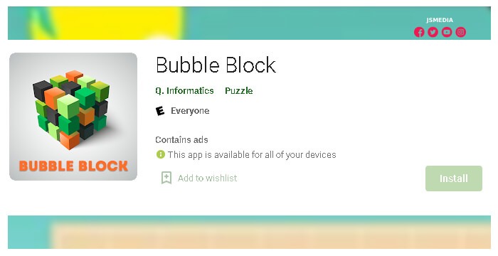 Cara Download Aplikasi Buble Block