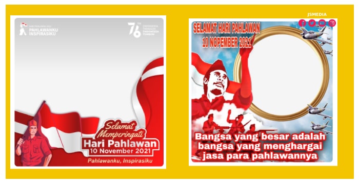 Link Twibbon Hari Pahlawan 2021 di Twibbonize.com