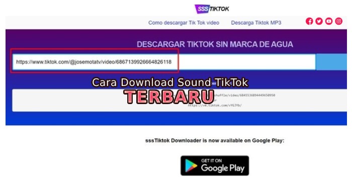 Cara Download Sound TikTok Terbaru