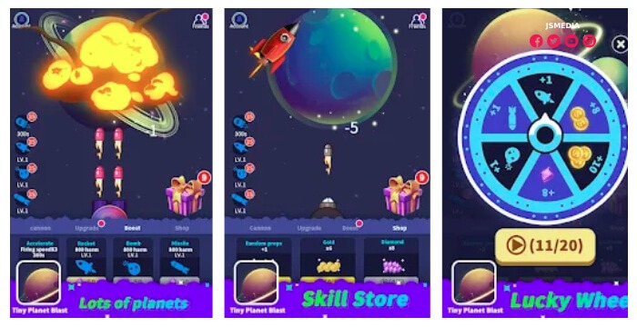 Cara Menggunakan Game Tiny Planet Blast untuk Menghasilkan Uang