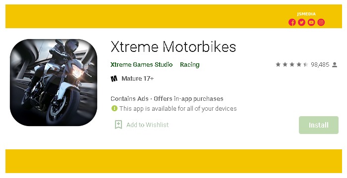 Download Aplikasi Xtreme Motorbikes Mod