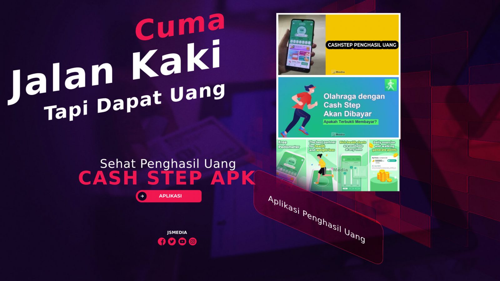 Cash Step Apk, Cuma Jalan Kaki Tapi Dapat Uang