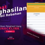 SnackLink Penghasil Uang, Mendapatkan Penghasilan Sambil Rebahan