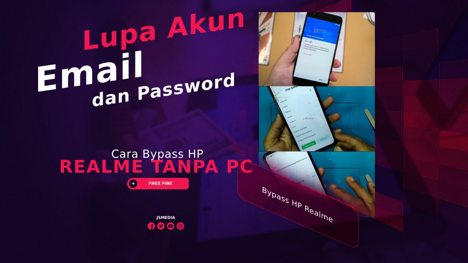 Cara Bypass HP Realme Lupa Akun Email dan Password Tanpa PC