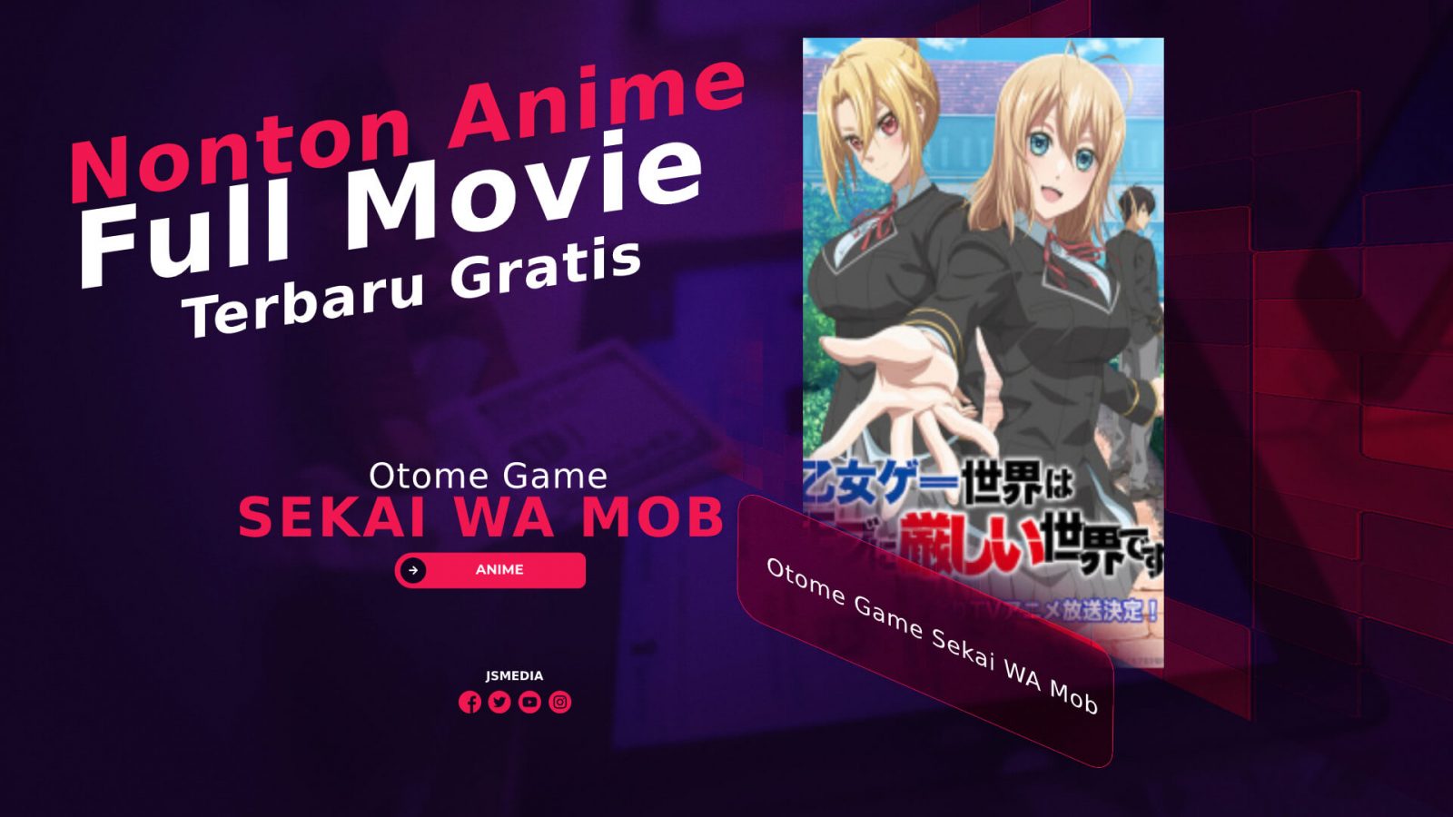 Nonton Anime Otome Game Sekai WA Mob Full Movie Animelovers