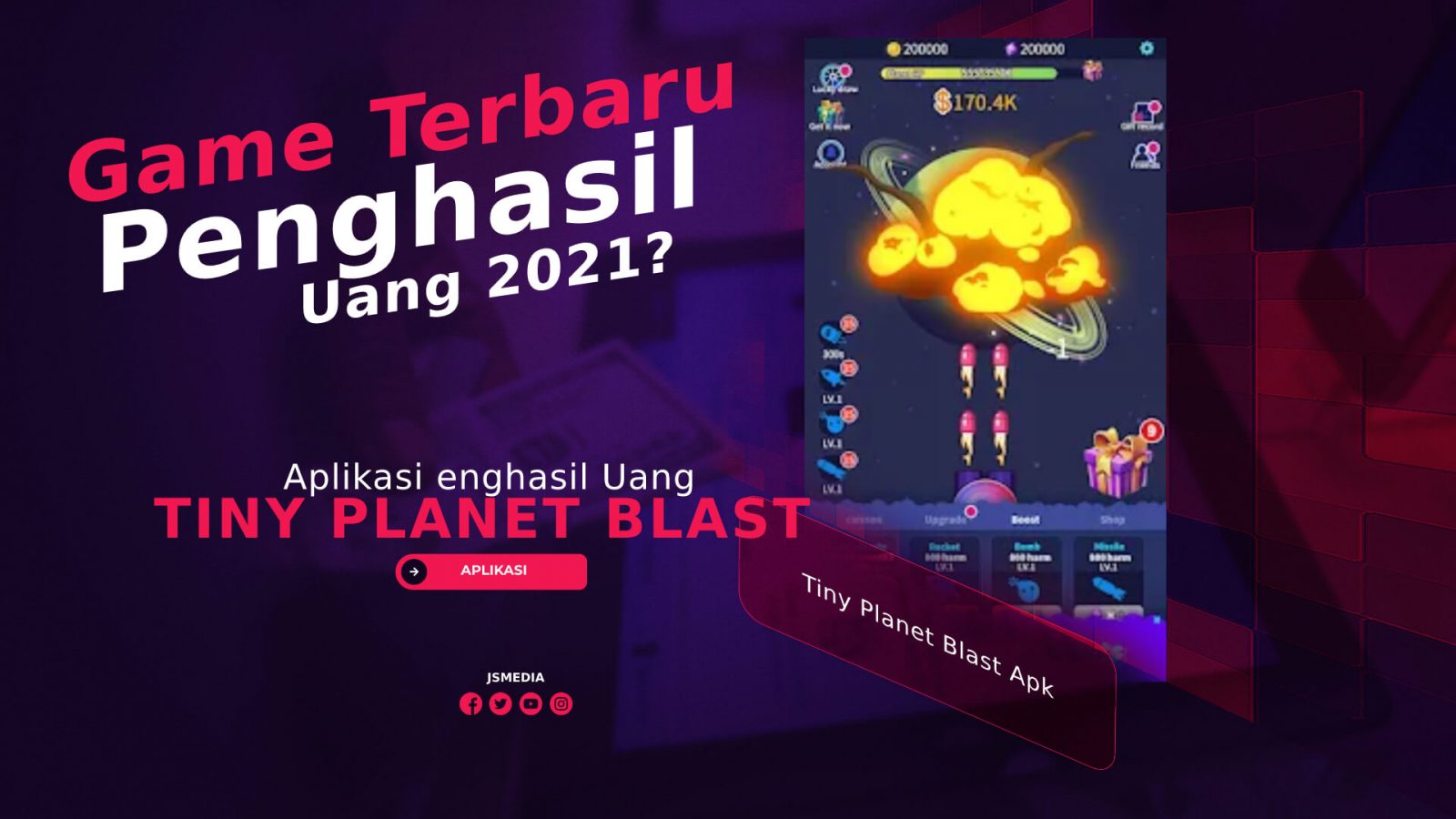 Tiny Planet Blast Apk, Game Penghasil Uang Terbaru 2021