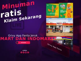 Grivy App Fanta Jeruk Alfamart dan Indomaret, Minuman Gratis