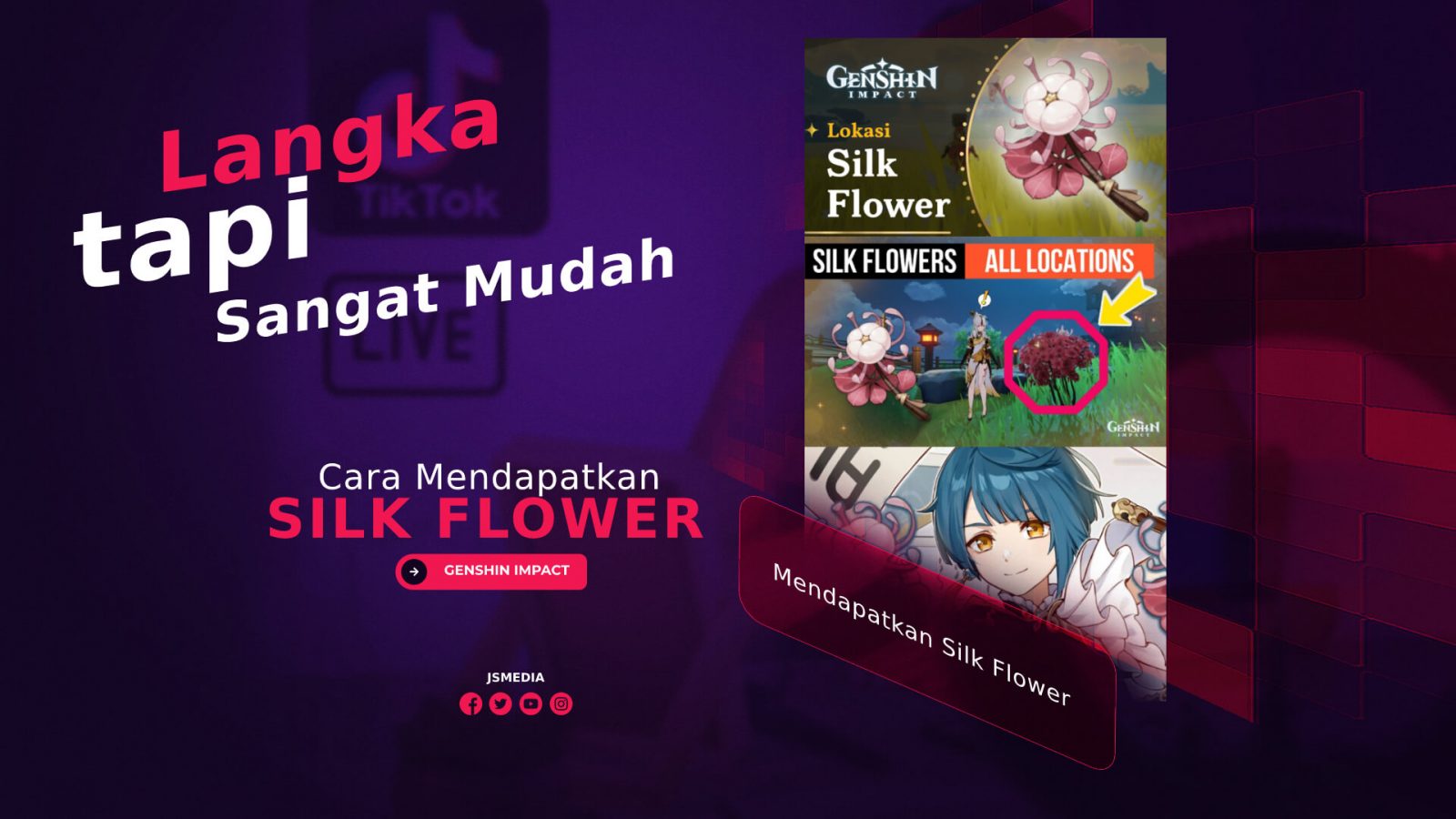 Cara Mendapatkan Silk Flower Genshin Impact dengan Mudah