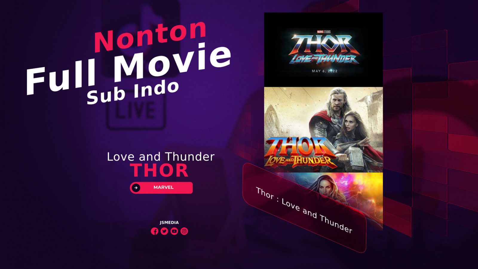 Nonton Thor : Love and Thunder Full Movie Sub Indo