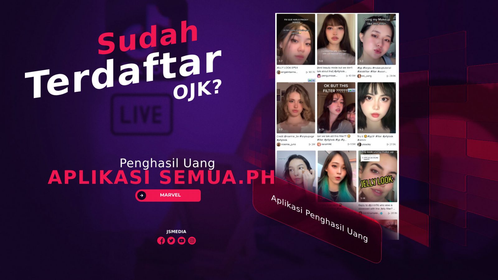 Filter Sakti TikTok Viral! Membuat Wajah Makin Mempesona