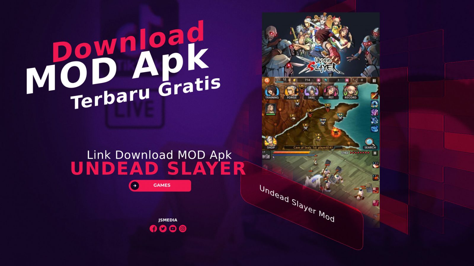 Link Download Undead Slayer Mod Apk, Unlimited Money