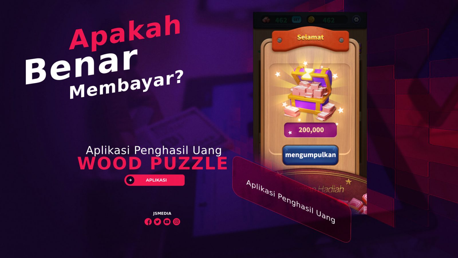 Wood Puzzle Aplikasi Penghasil Uang, Apakah Benar Membayar?