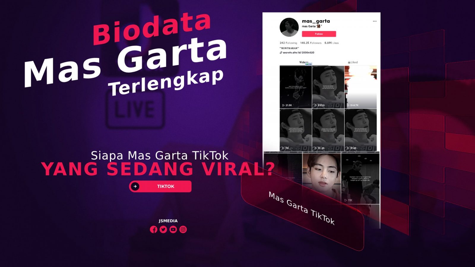 Siapa Mas Garta TikTok Yang Sedang Viral? Ini Biodanya