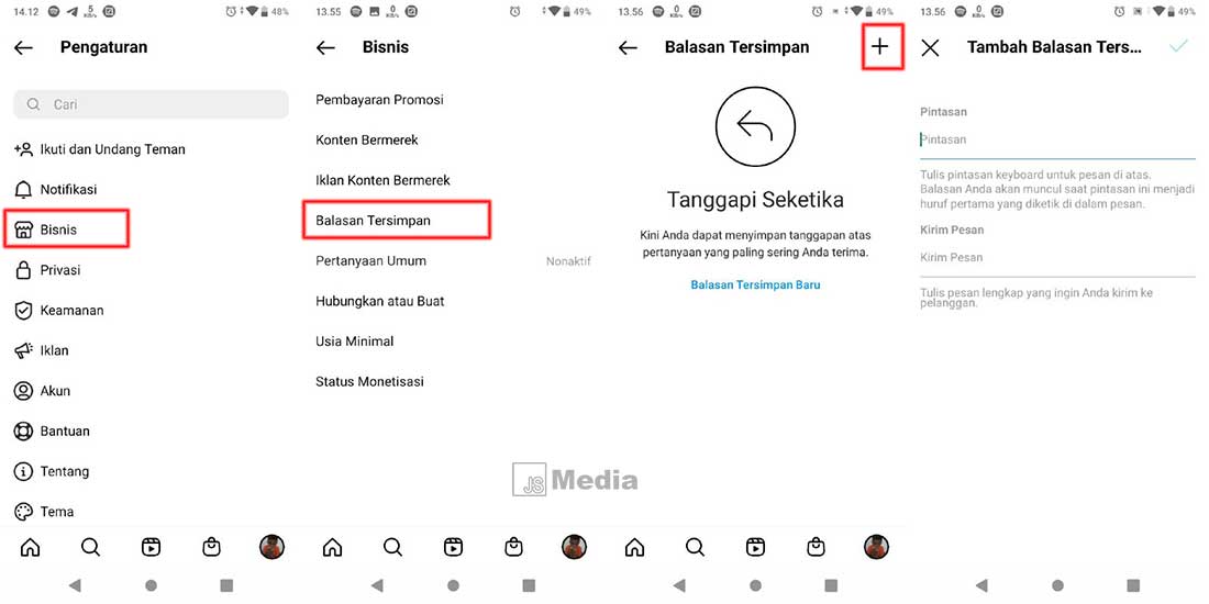 Cara Membuat Balasan Otomatis Instagram 