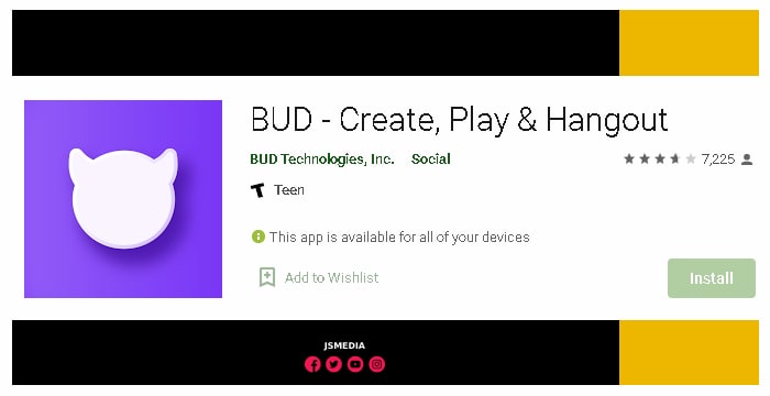 Cara Download BUD Create, Play & Hangout