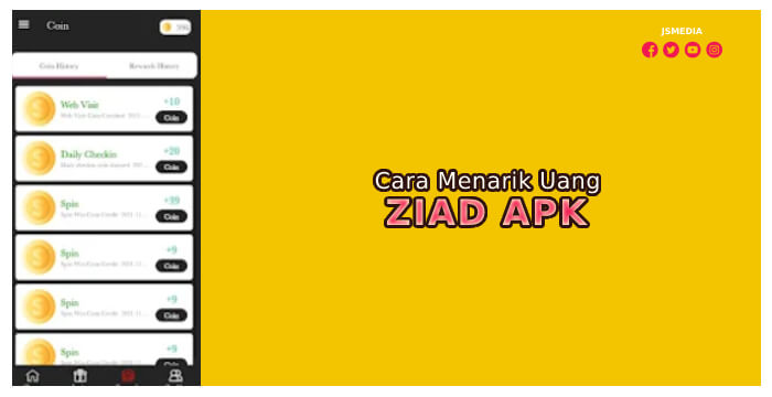 Cara Menarik Uang Ziad Apk